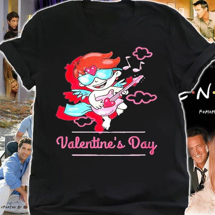 Guitar Cupid Valentines Day T-Shirt t-shirt shirt