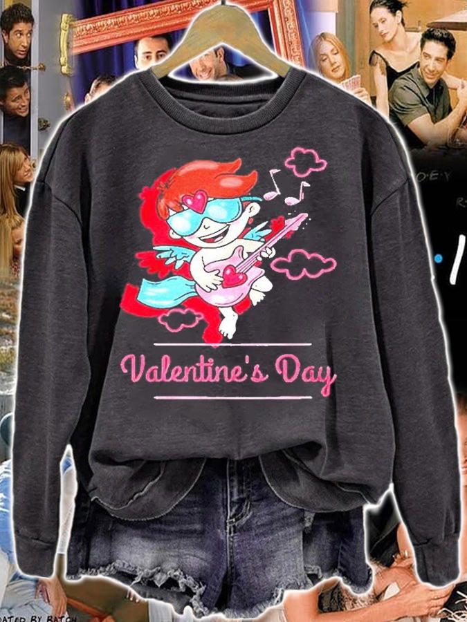 Guitar Cupid Valentines Day T-Shirt t-shirt sweatshirt