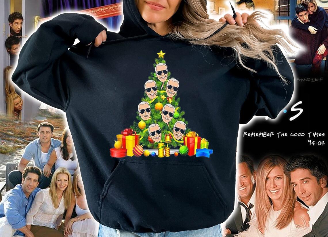 Joe Biden Rockin Around The Christmas Tree T-Shirt t-shirt hoodie