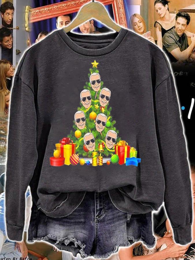 Joe Biden Rockin Around The Christmas Tree T-Shirt t-shirt sweatshirt