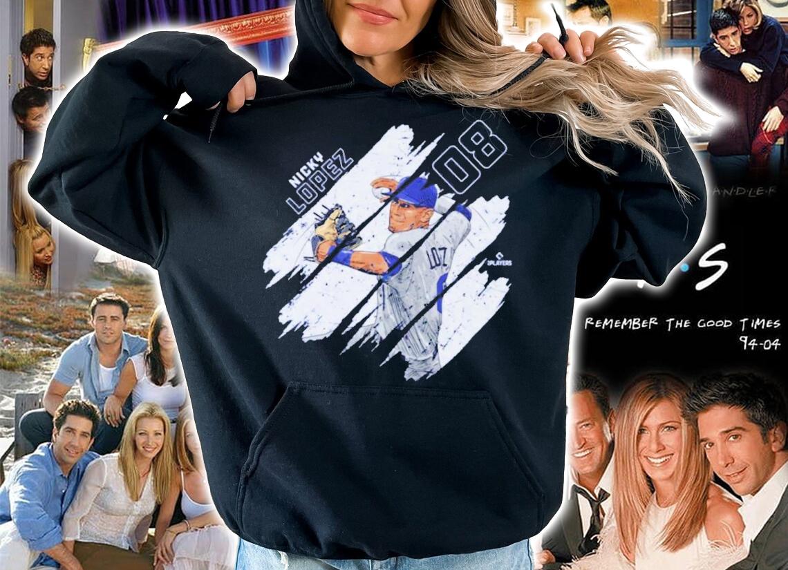 Nicky Lopez Kansas City Stripes Baseball Shirt t-shirt hoodie