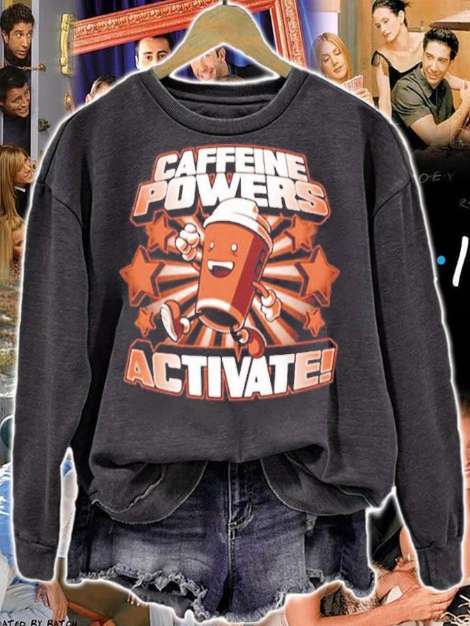 Roy IT Crowd Caffeine Powers Activate Shirt t-shirt sweatshirt