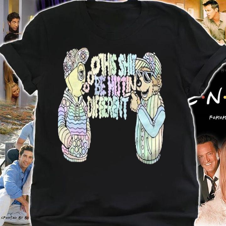 This Shit Be Hittin Different Alien And Bear Shirt t-shirt shirt