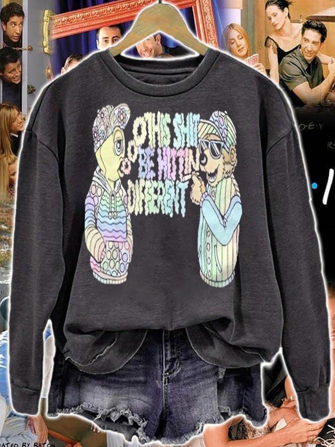 This Shit Be Hittin Different Alien And Bear Shirt t-shirt sweatshirt