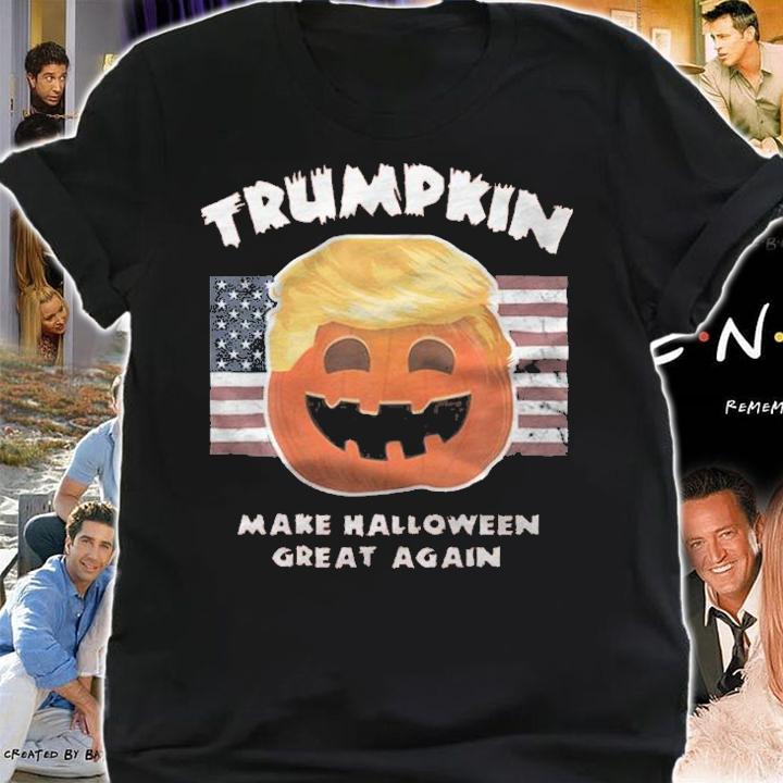 Trumpkin Make Halloween Great Again USA Flag T-Shirt t-shirt shirt