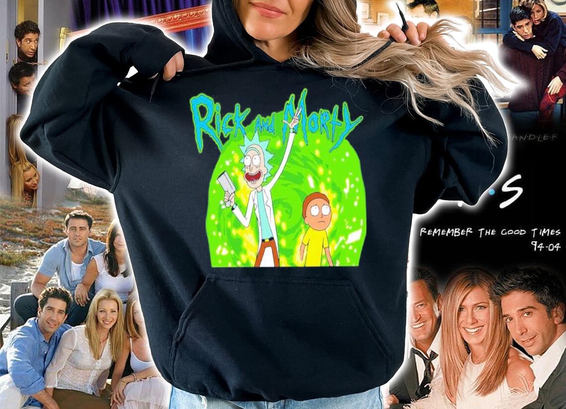 Vector Design Rick And Morty Shirt t-shirt