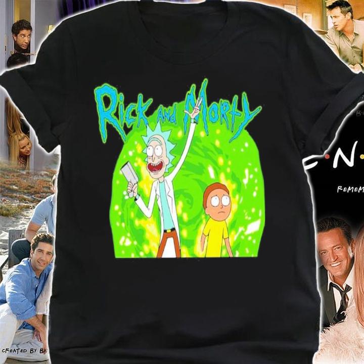Vector Design Rick And Morty Shirt t-shirt