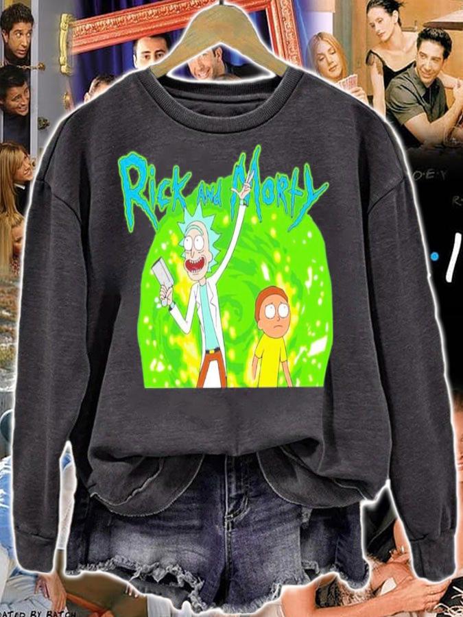 Vector Design Rick And Morty Shirt t-shirt