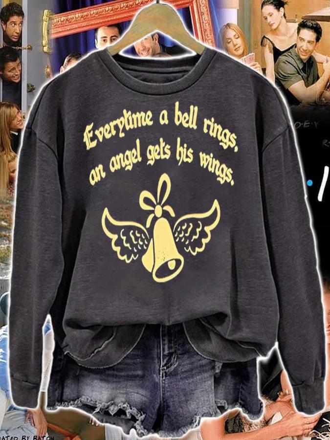 Everytime A Bell Rings An Angel Gets His Wings Christmas Shirt t-shirt sweatshirt