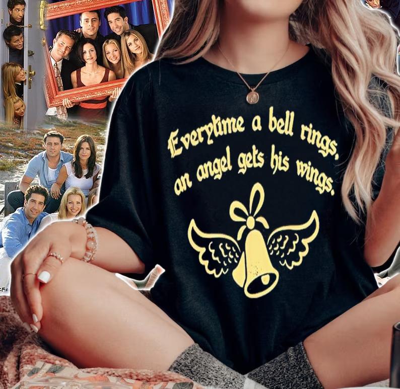 Everytime A Bell Rings An Angel Gets His Wings Christmas Shirt t-shirt woman shirt