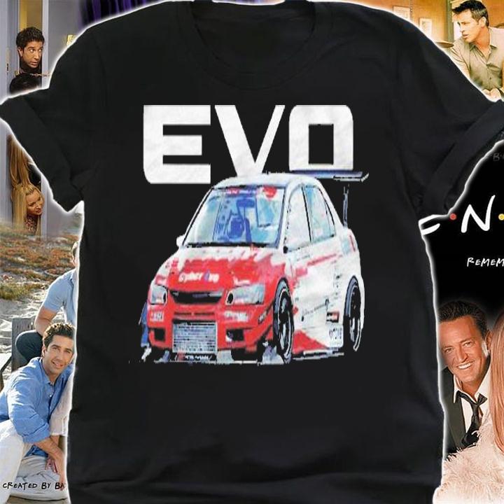 Jdm Car Time Attack Cyber Evo 9 Ver2 Shirt t-shirt shirt