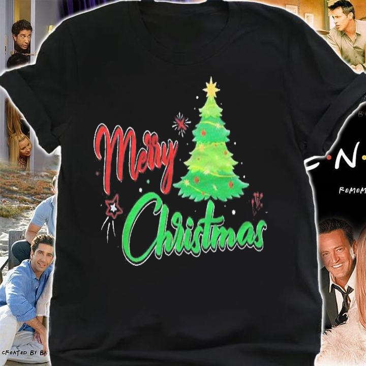 Merry Christmas Trees Xmas Shirt t-shirt