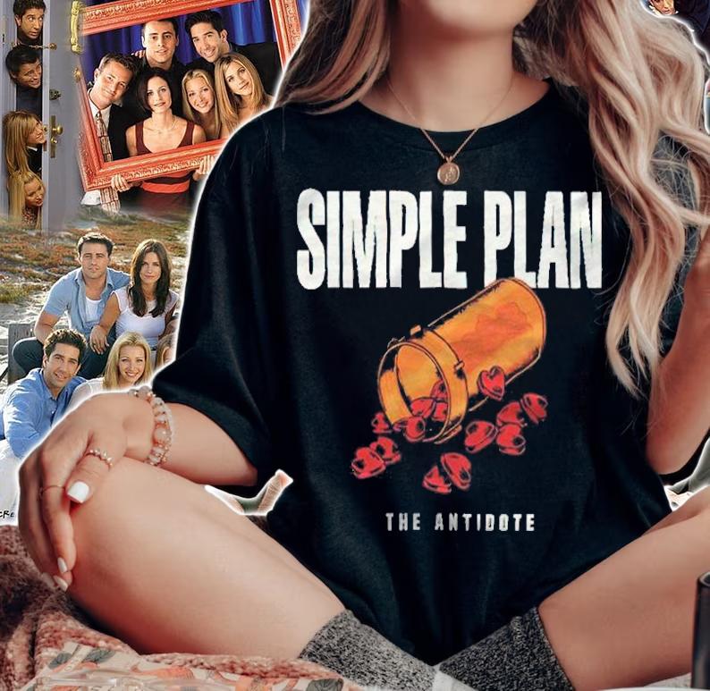 Simple Plan the antidote T-shirt t-shirt woman shirt