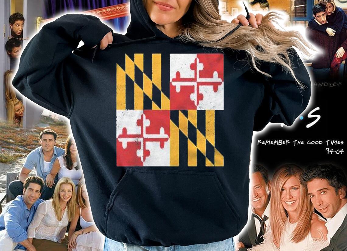 State Of Maryland Distressed Flag Gift Raglan Baseball Shirt t-shirt hoodie