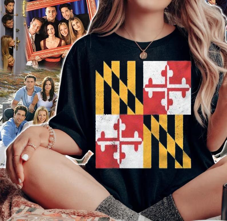 State Of Maryland Distressed Flag Gift Raglan Baseball Shirt t-shirt woman shirt
