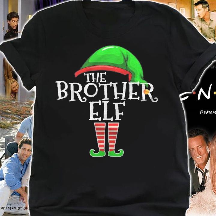 The Brother Elf Family Matching Group Christmas Gift Holiday Pullover Shirt t-shirt