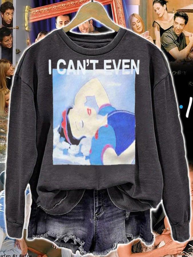 Disney girls princess Snow White I can't even T-shirt t-shirt
