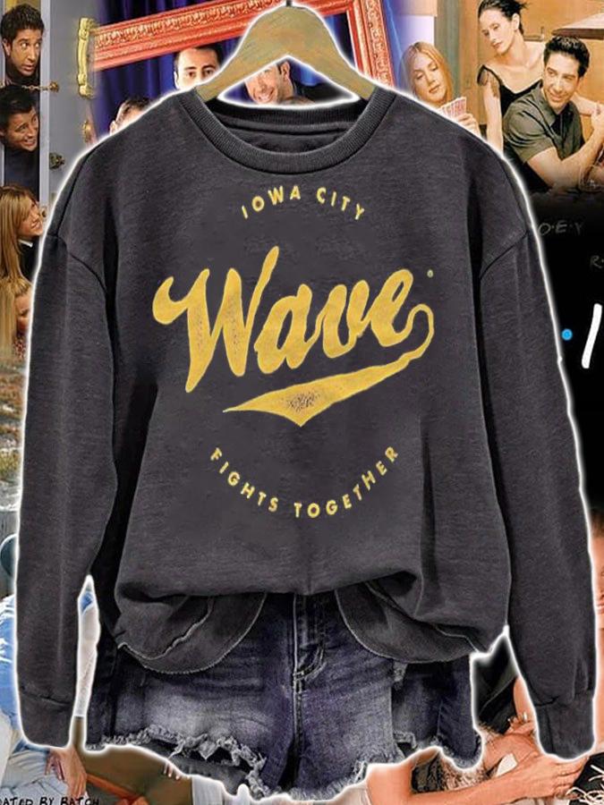 Iowa City Wave fights together T-shirt t-shirt sweatshirt