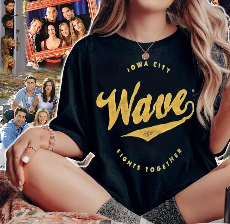 Iowa City Wave fights together T-shirt t-shirt woman shirt