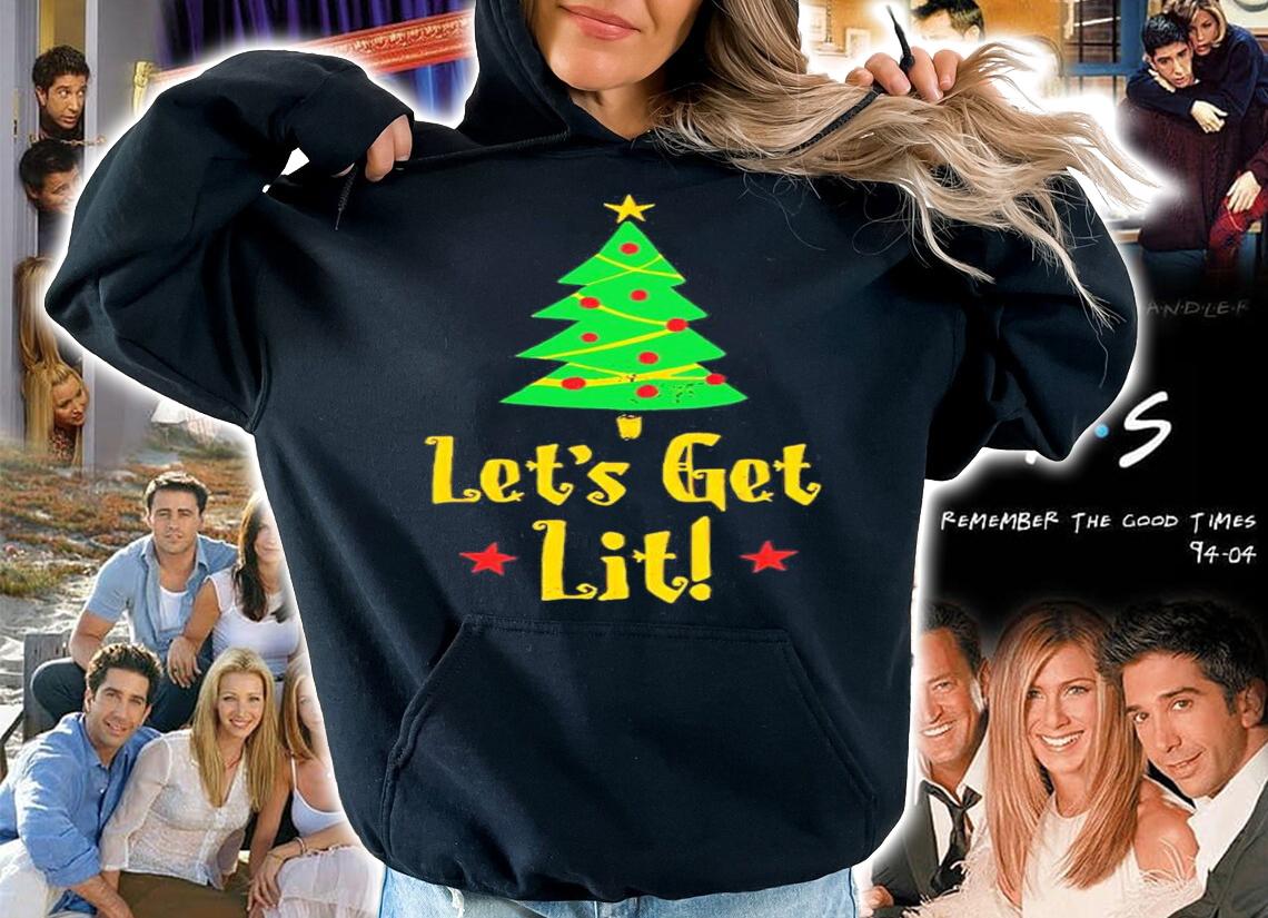 Let's Get Lit Christmas Shirt t-shirt