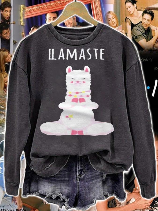 Llamaste Llama Namaste Yoga Gift Shirt t-shirt sweatshirt