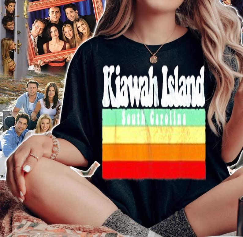 Vintage Retro 70s 80s Kiawah Island South Carolina T-Shirt t-shirt woman shirt