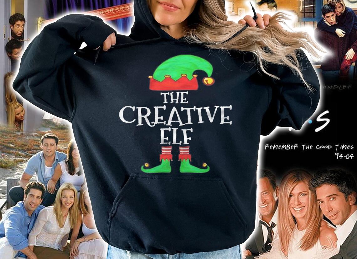 Funny Elf Family Christmas Creative Elf Sweater Men Women T-shirt