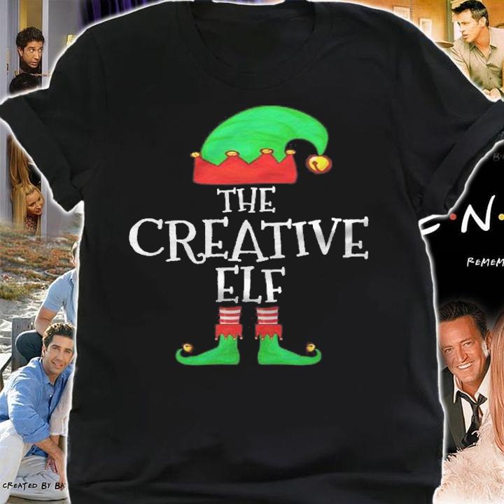 Funny Elf Family Christmas Creative Elf Sweater Men Women T-shirt