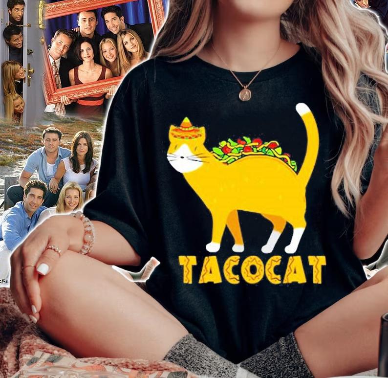 Graphic 365 Tacocat Taco Cat Tee Tacos Mexican Food Funny T-Shirt woman shirt