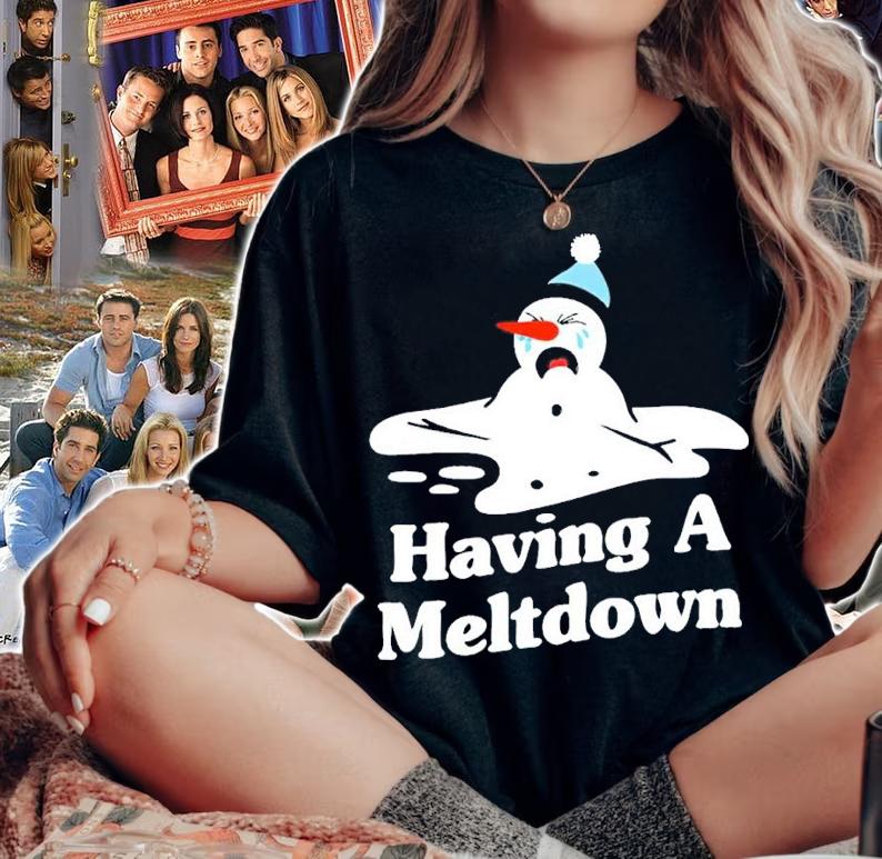 Having A Meltdown Snowman Shirt woman shirt