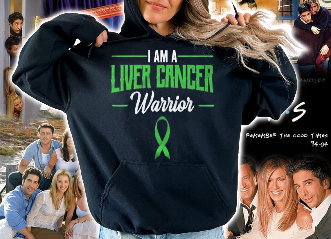 I Am A Liver Cancer Warrior Primary Hepatic Awareness Ribbon Shirt hoodie