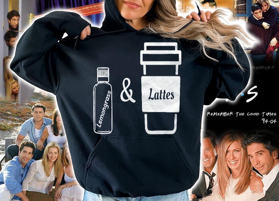 Lemongrass Essential Oil Aromatherapy Latte Coffee Shirt hoodie