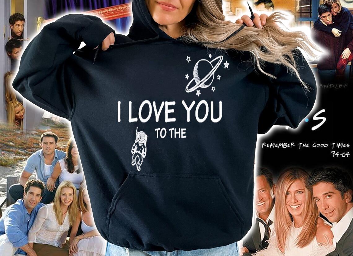Love You To The Moon & Back Matching Couple T-Shirt