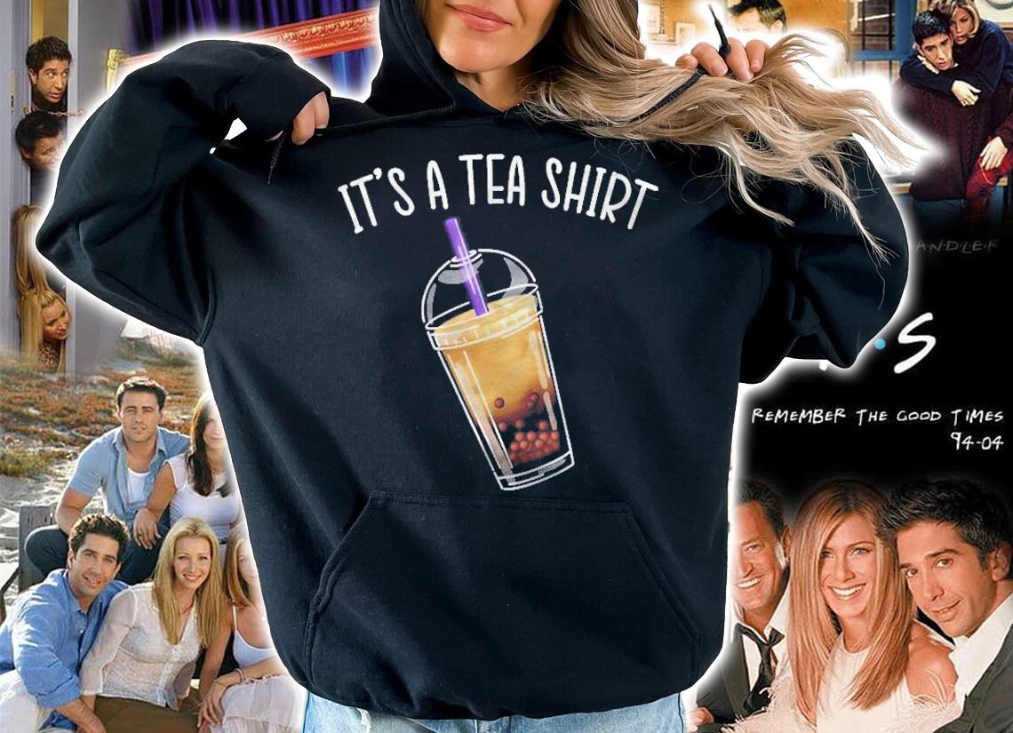 Mens Its A Tea Shirt Boba Tea Lover Cute Bubble Tea Shirt hoodie