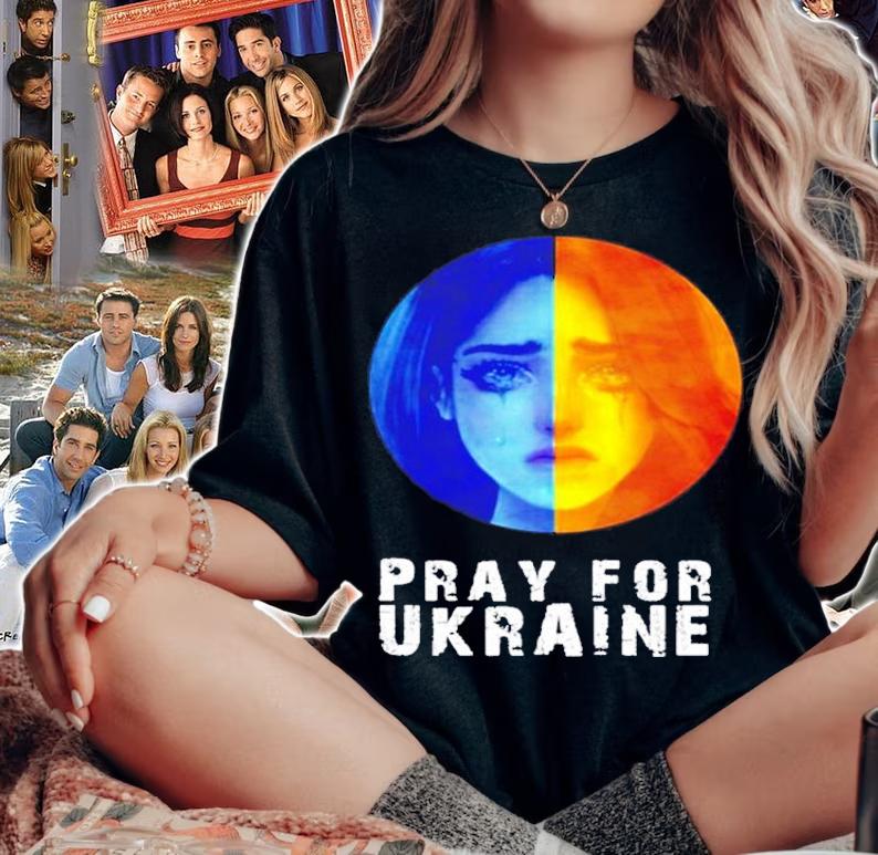Pray For Ukraine Support Ukraine I Stand With Ukraine Puck Futin Fuck Putin Shirt woman shirt