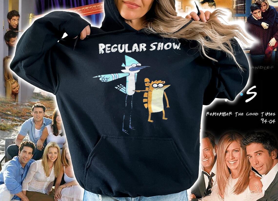 Regular Show Pointing Rigby And Mordecai Shirt