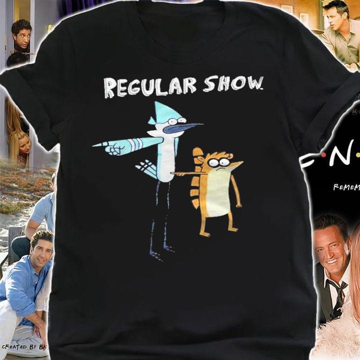 Regular Show Pointing Rigby And Mordecai Shirt