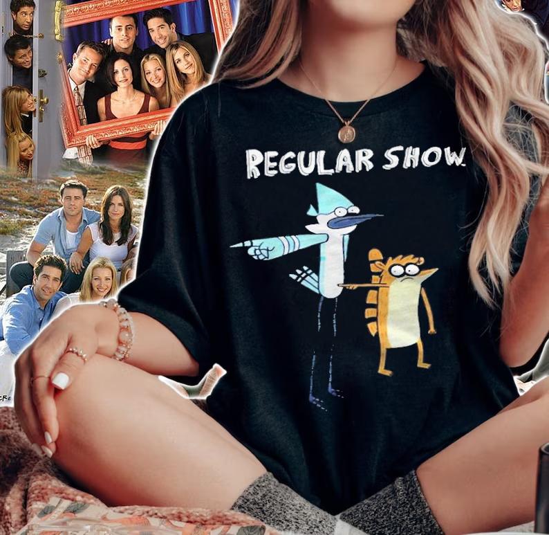 Regular Show Pointing Rigby And Mordecai Shirt