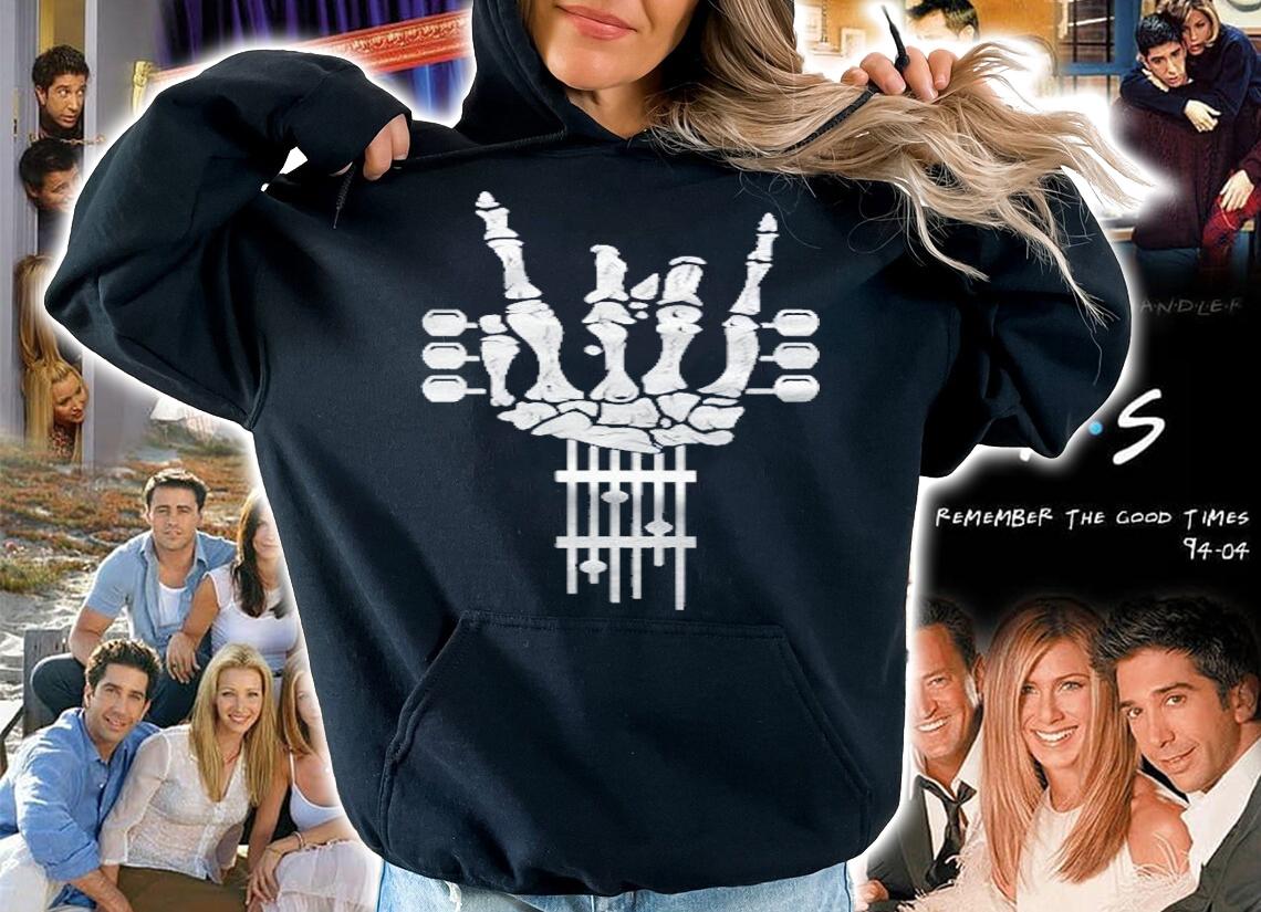 Rock & Roll Skeleton Guitar Music Lover Gift Shirt hoodie