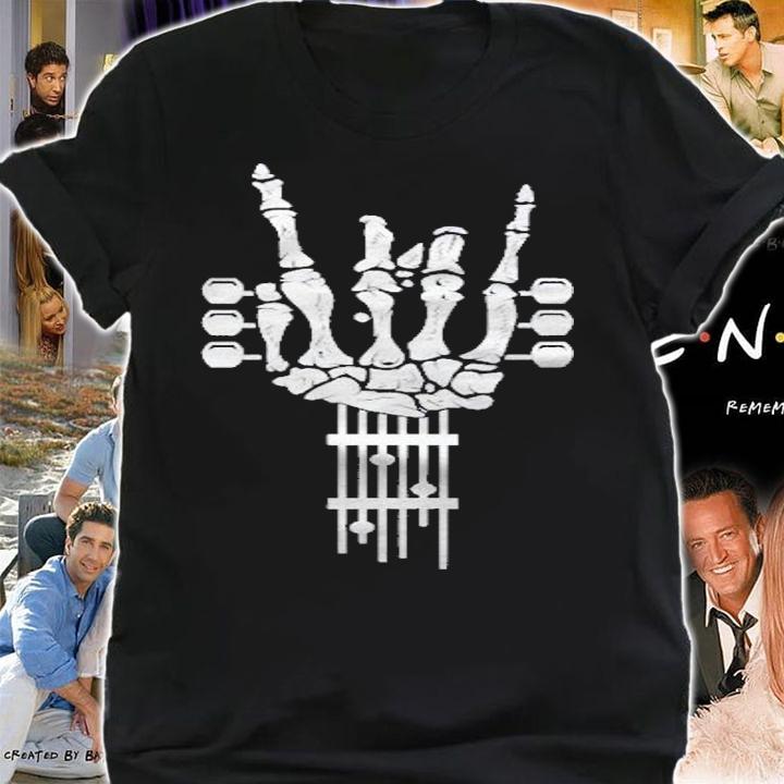 Rock & Roll Skeleton Guitar Music Lover Gift Shirt shirt