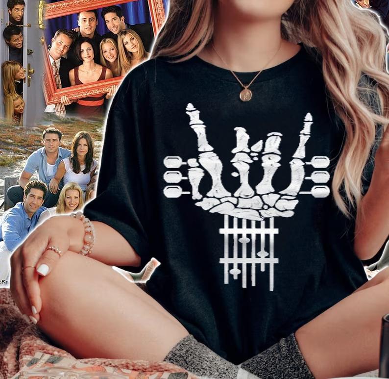 Rock & Roll Skeleton Guitar Music Lover Gift Shirt woman shirt