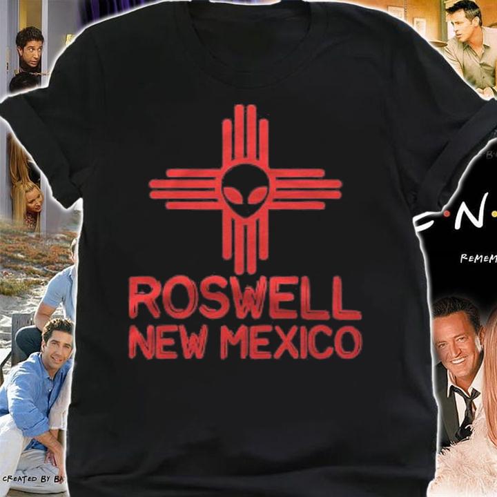 Roswell New Mexico Souvenir Zia Symbol Alien Head Shirt shirt