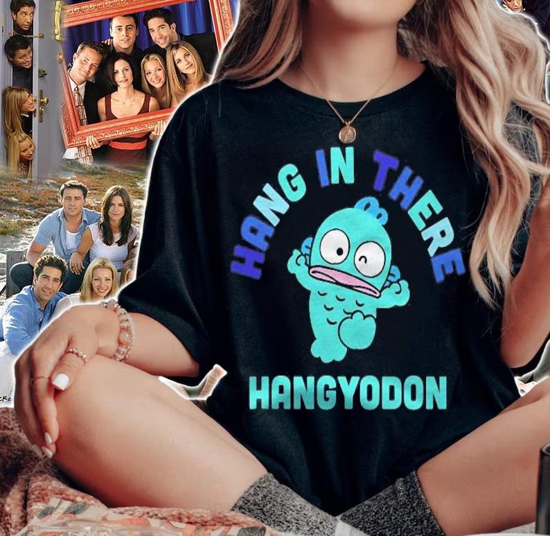 Hangyodon Hang In There Anime Lover T-shirt woman shirt
