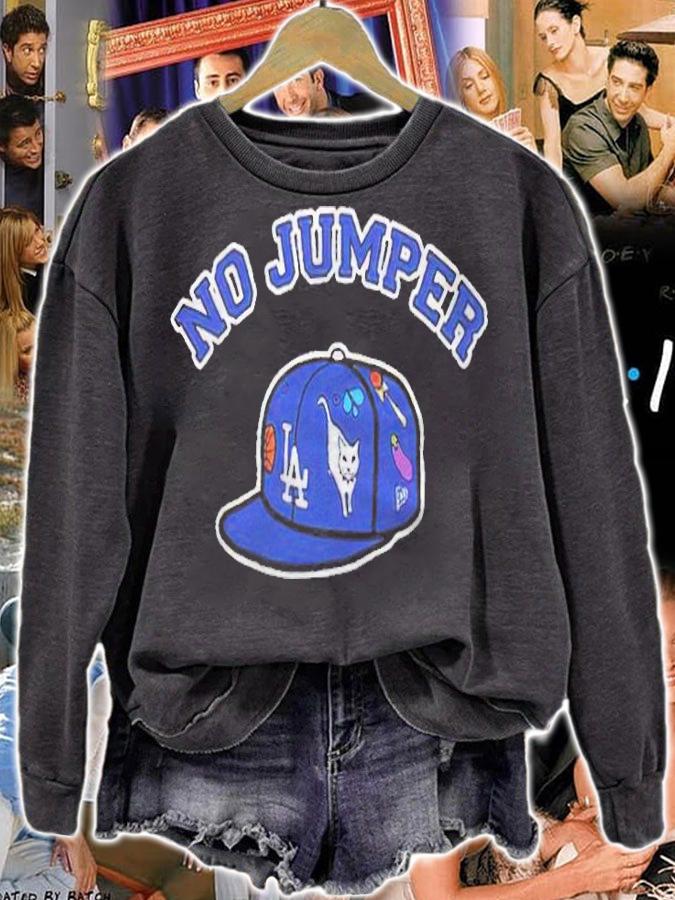 No Jumper Big Cap T-shirt sweatshirt