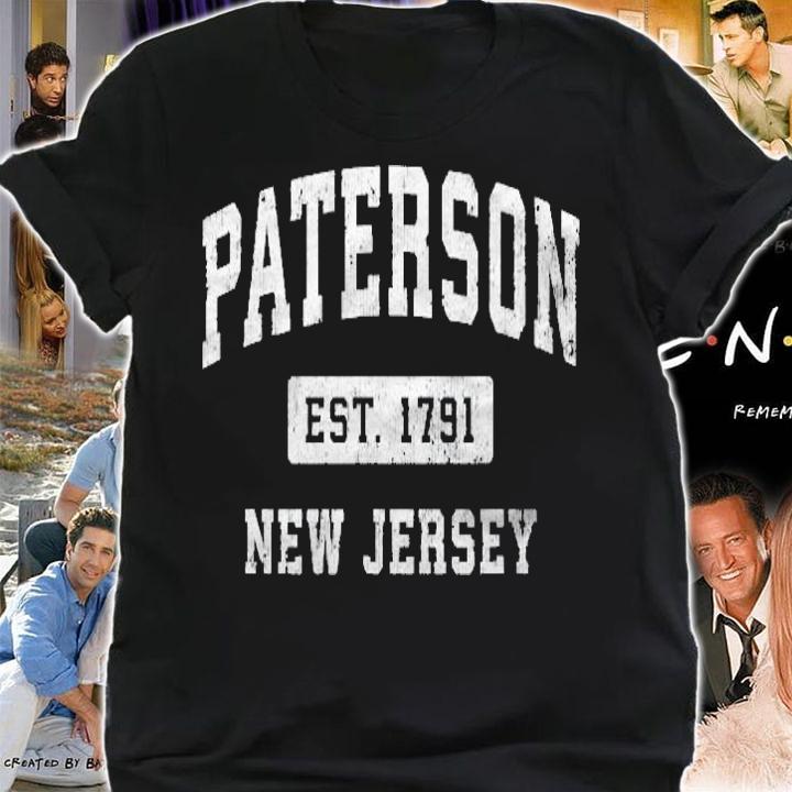 Paterson New Jersey Nj Vintage Established Sports Design Shirt shirt