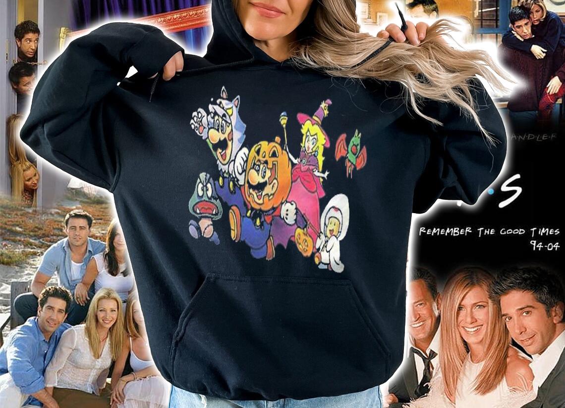 Video game art tidbits new super mario nintendo ny exclusive halloween shirt hoodie