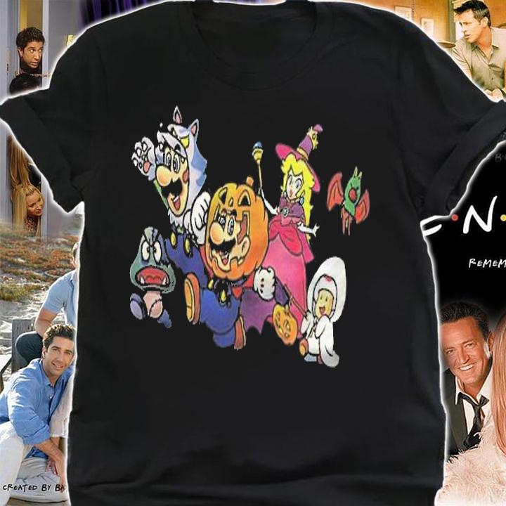 Video game art tidbits new super mario nintendo ny exclusive halloween shirt shirt
