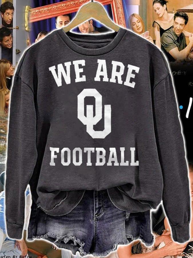 We are OU football T-shirt sweatshirt