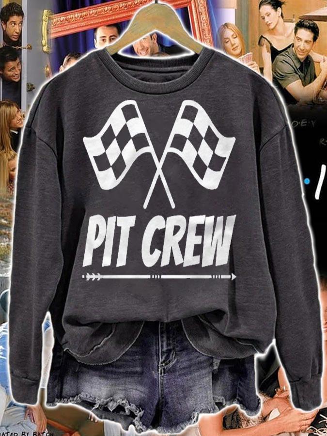 Funny Race Track Pit Crew Racing Car Parties shirt sweatshirt