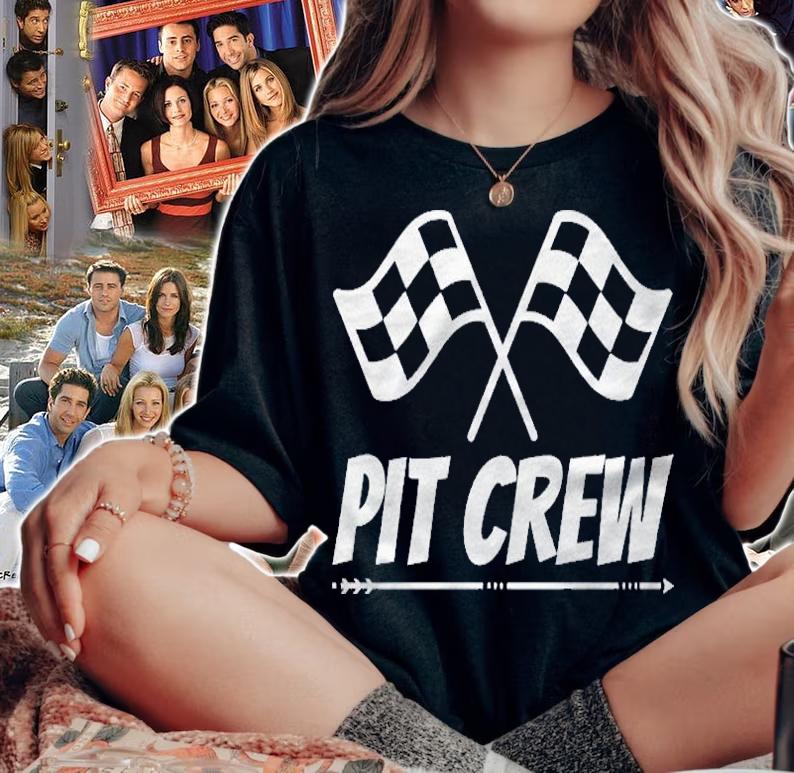 Funny Race Track Pit Crew Racing Car Parties shirt woman shirt